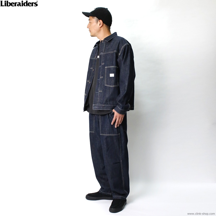 LIBERAIDERS BAKER DENIM SARROUEL PANTS (ONE WASH) #78701