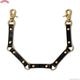 UNCROWD LEATHER WALLET CHAINS (BLACK) [255-75-005]