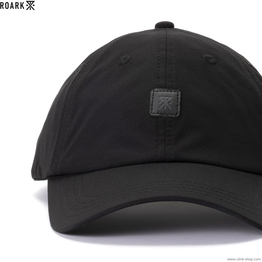 ROARK REVIVAL RESISTANT TWILL 6PANEL CAP - HIGH (BLACK)