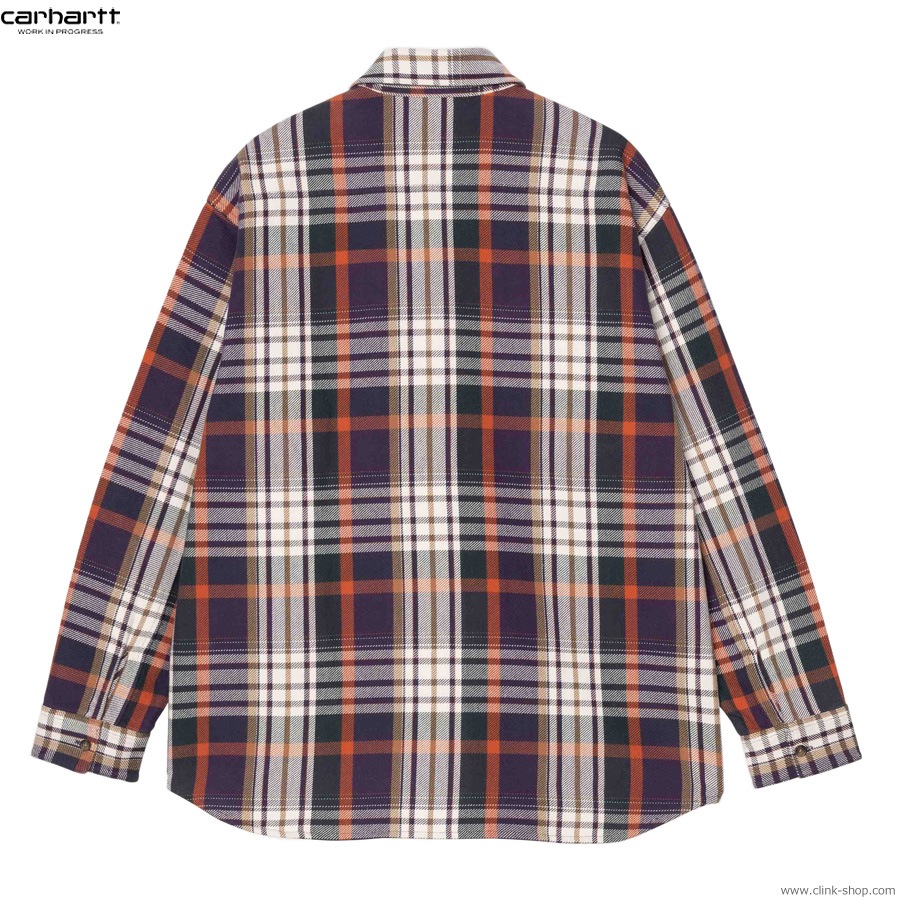 SALE 30��OFF CARHARTT WIP L/S TAMBLYN SHIRT (LAKERS)
