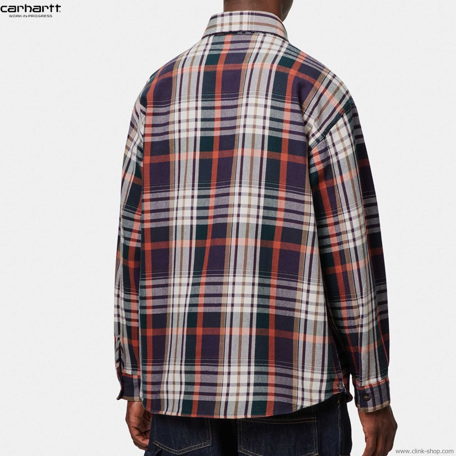 SALE 30��OFF CARHARTT WIP L/S TAMBLYN SHIRT (LAKERS)