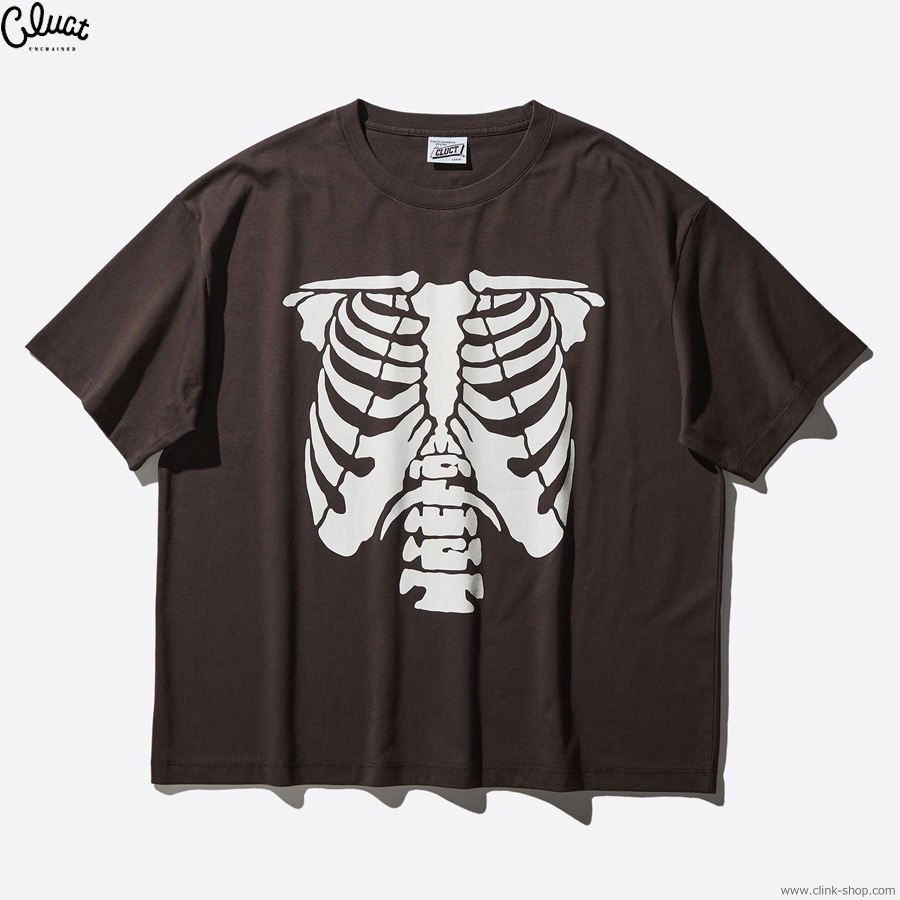 CLUCT BONE [S/S W TEE] (CHOCOLATE)