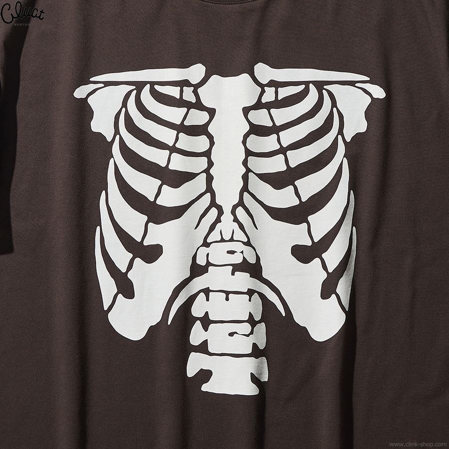 CLUCT BONE [S/S W TEE] (CHOCOLATE)