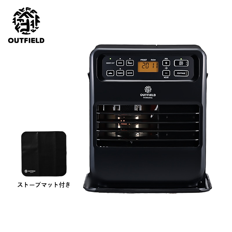 コロナ　ポータブル電源対応　ファンヒーター コロナ OUTFIELD ポータブル電源対応石油ファンヒーター FH