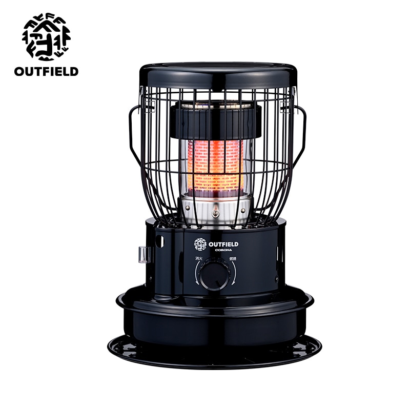 【お取引先様限定】【OUTFIELD】【NIGHT BLACK EDITION】【コロナストア限定】小型対流形石油ストーブ（ナイトブラック）