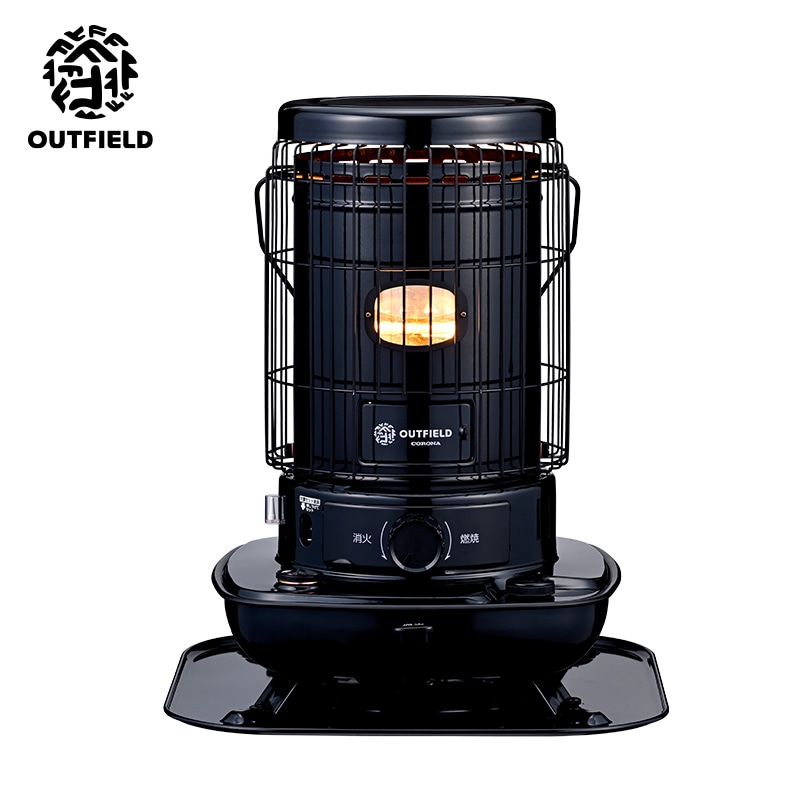 【お取引先様限定】【OUTFIELD】【NIGHT BLACK EDITION】【コロナストア限定】対流形石油ストーブ（ナイトブラック）
