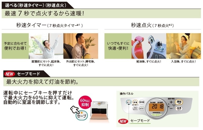 10畳用]石油ファンヒーターFH-G3624BY(C) | OUTLET,石油ファンヒーター