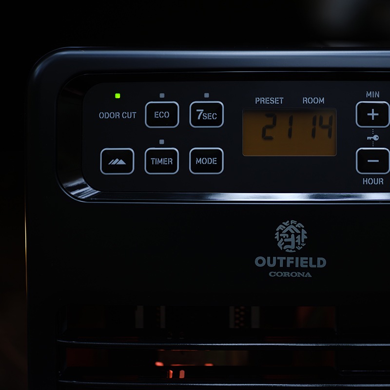 CORONA OUTFIELD 2023年モデル 石油ファンヒーター CORONA OUTFIELD ポータブル電源対応石油ファンヒーター FH-CPF25A FH