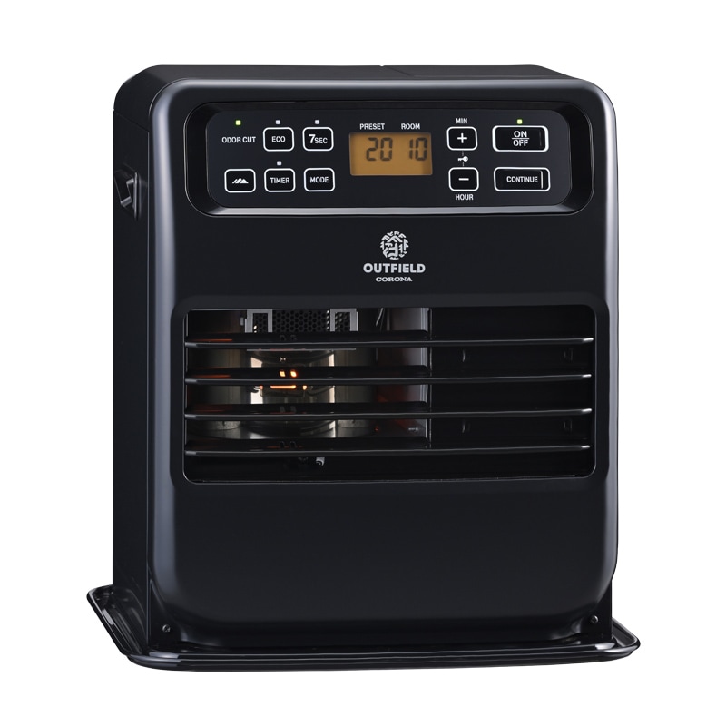 【未使用】OUTFIELD 石油ファンヒーター コロナストア限定 昨年好評につき完売した「OUTFIELD」ブランド