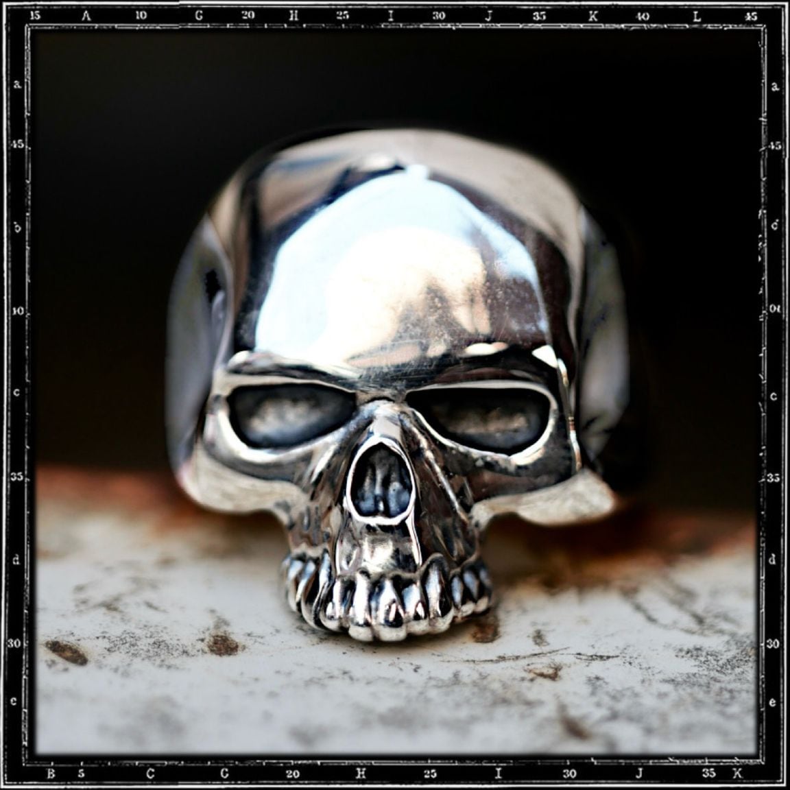 EVIL SKULL RING - SMALL | クレイジーピッグ公式オンラインストア