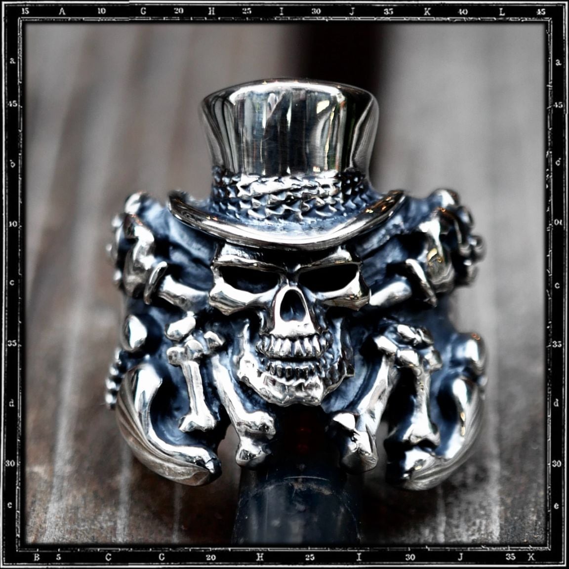 CRAZY PIG MASCOT SKULL RING