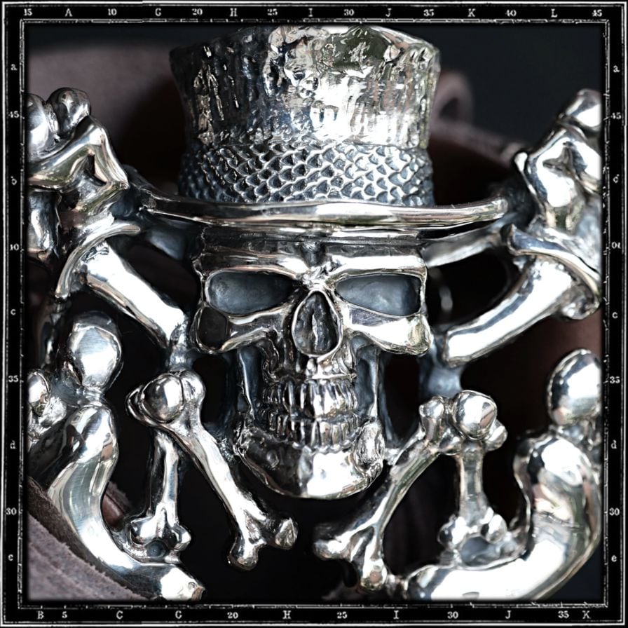 MASCOT SKULL BELT BUCKLE
