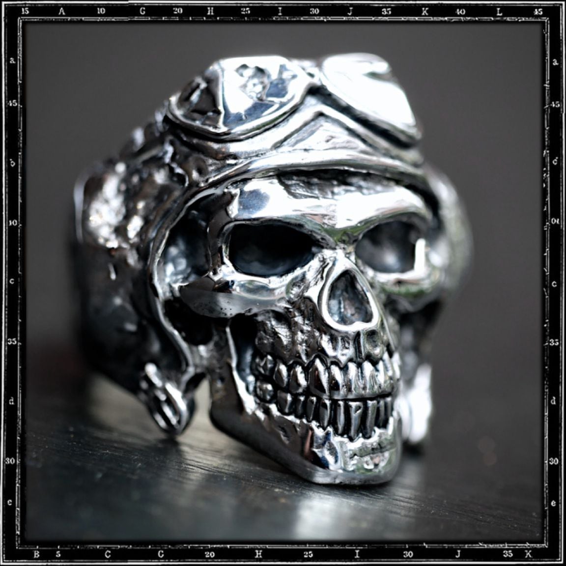 DEATH FROM ABOVE SKULL RING