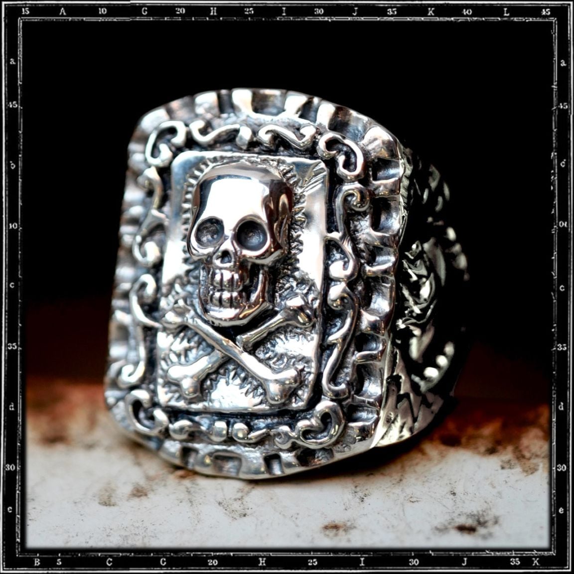 CALAVERA MEXICAN SKULL RING