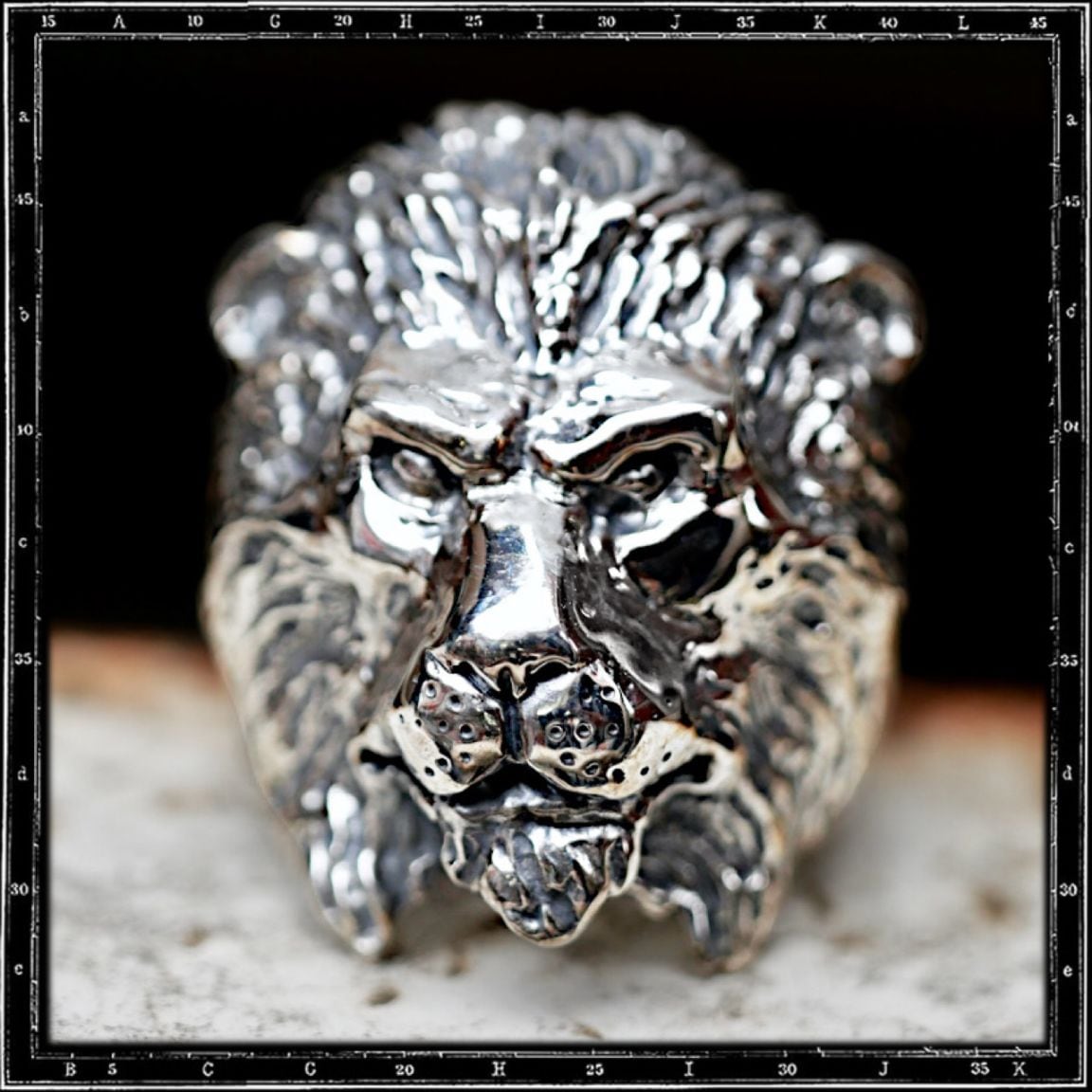 ライオンデザインリング LION HEAD RING - CLASSIC | クレイジーピッグ公式オンラインストア