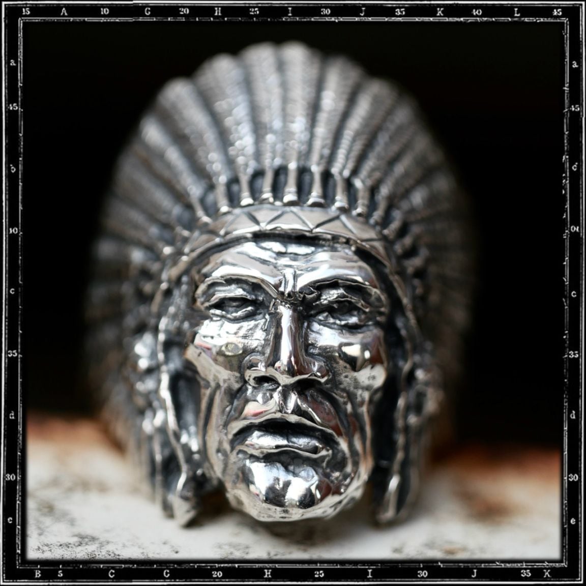 INDIAN CHIEF RING
