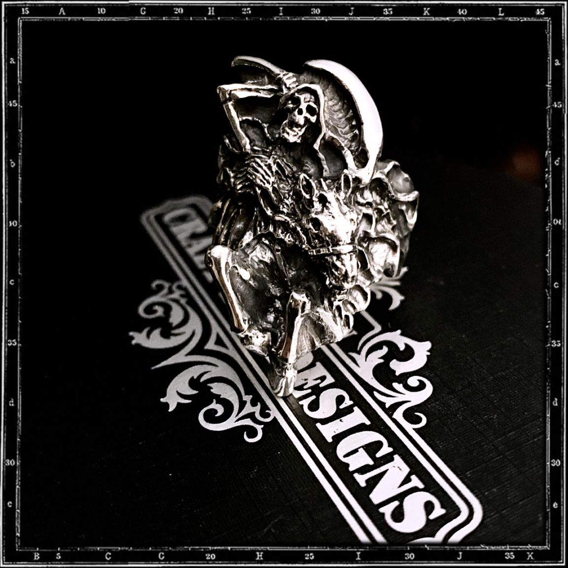 DEATH DEALER GRIM REAPER RING