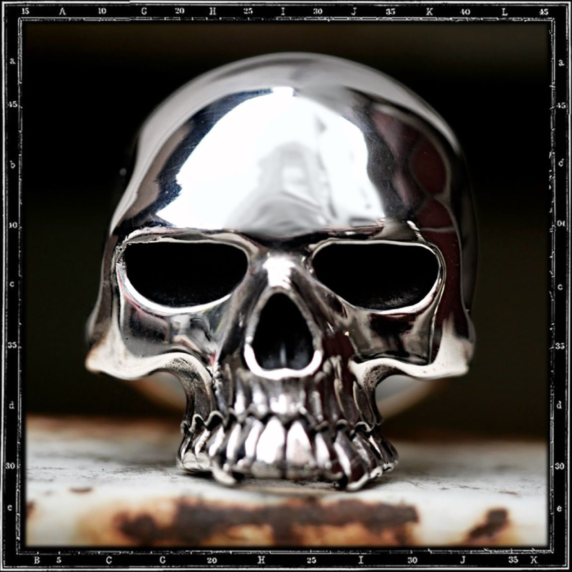 EVIL SKULL RING - XL