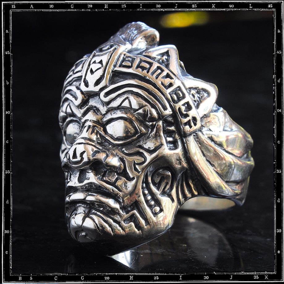 MAYAN WARRIOR RING