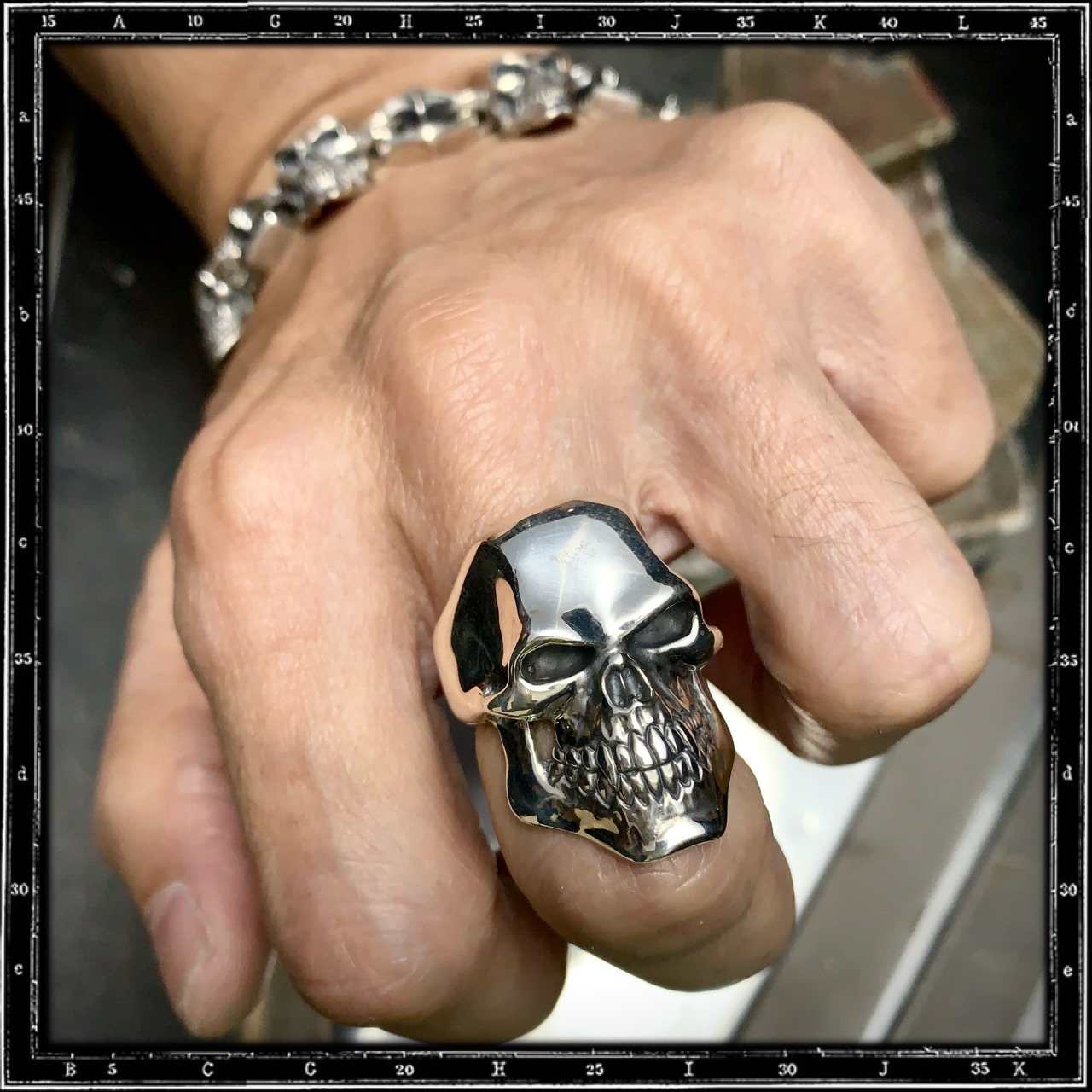 PSYCHO KILLER SKULL RING