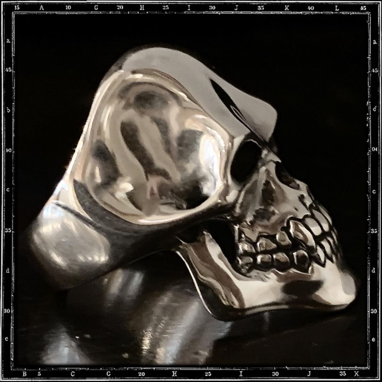 PSYCHO KILLER SKULL RING