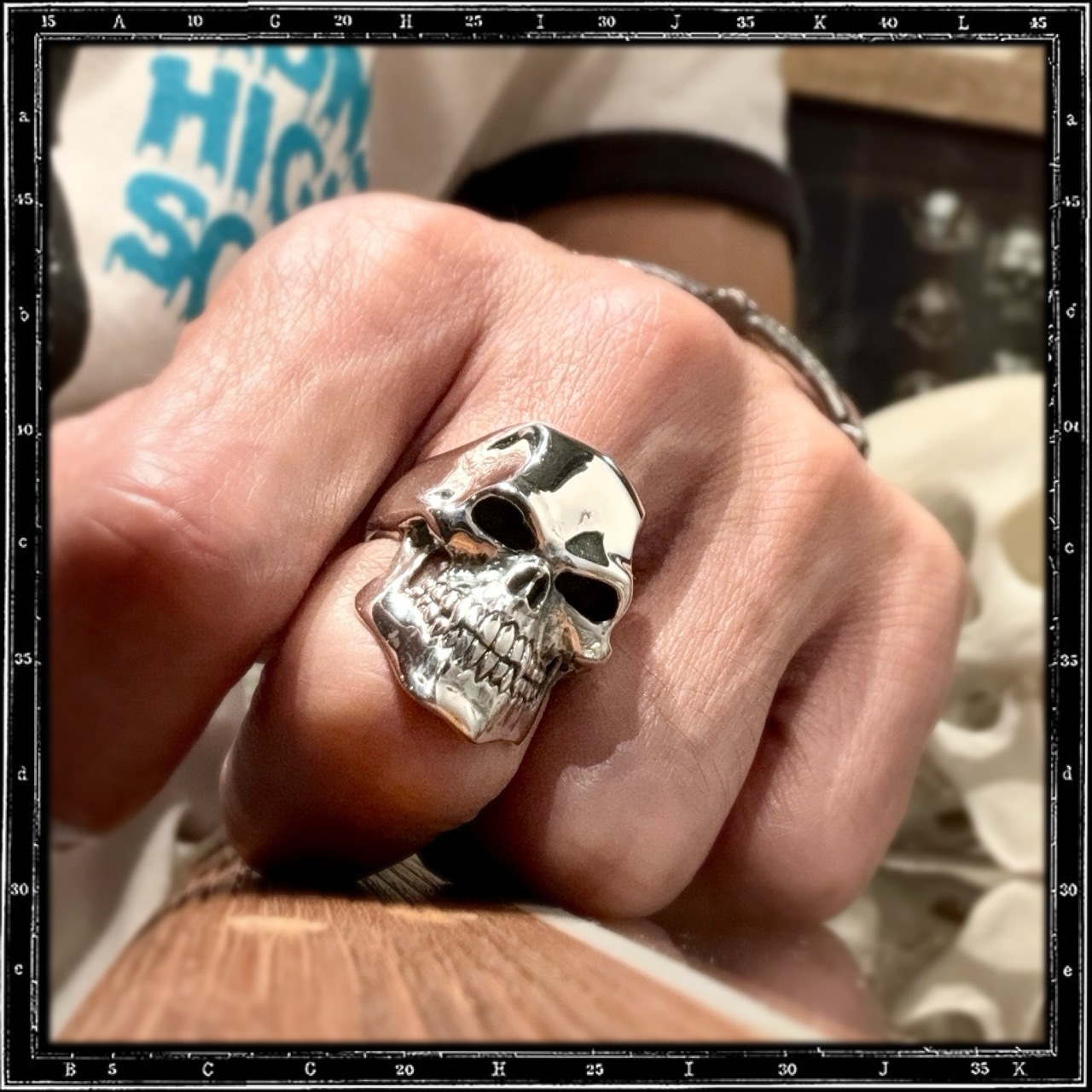 PSYCHO KILLER SKULL RING