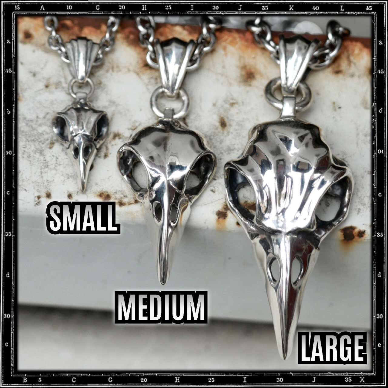 BIRD SKULL PENDANT - MEDIUM | クレイジーピッグ公式オンラインストア