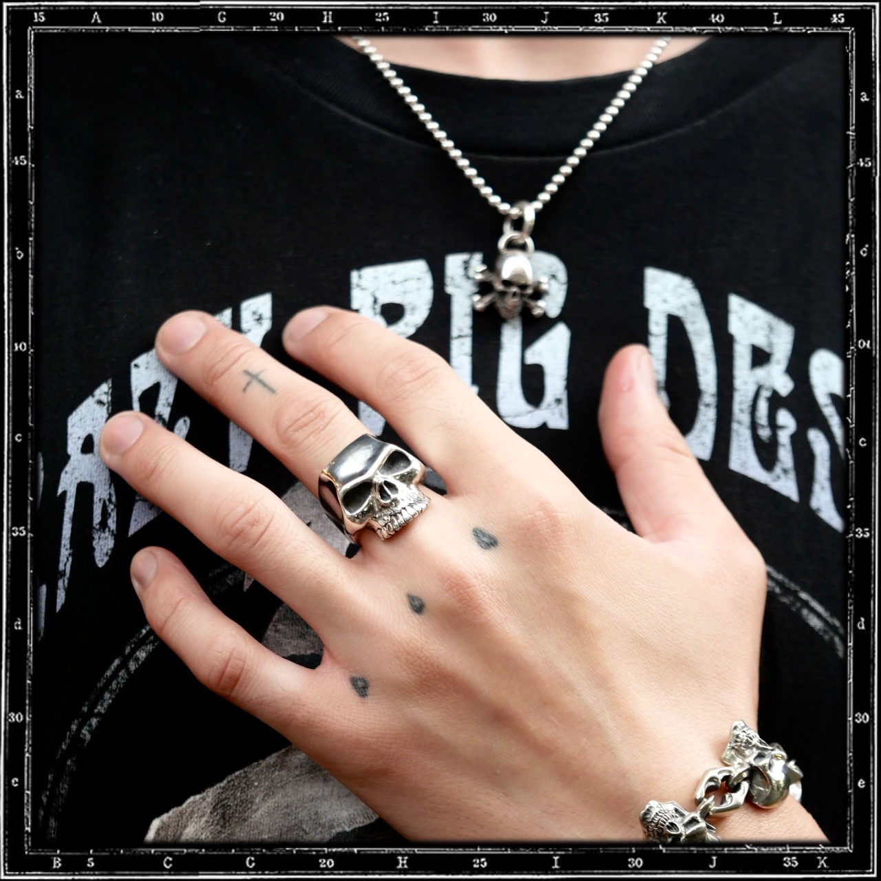 LEMOLA SKULL RING | クレイジーピッグ公式オンラインストア リング