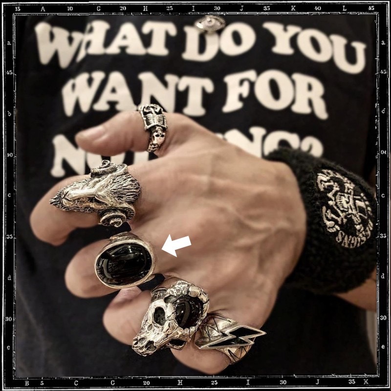 BAT WINGS STONE RING