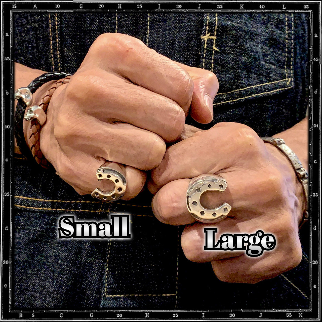 HORSESHOE RING - LARGE