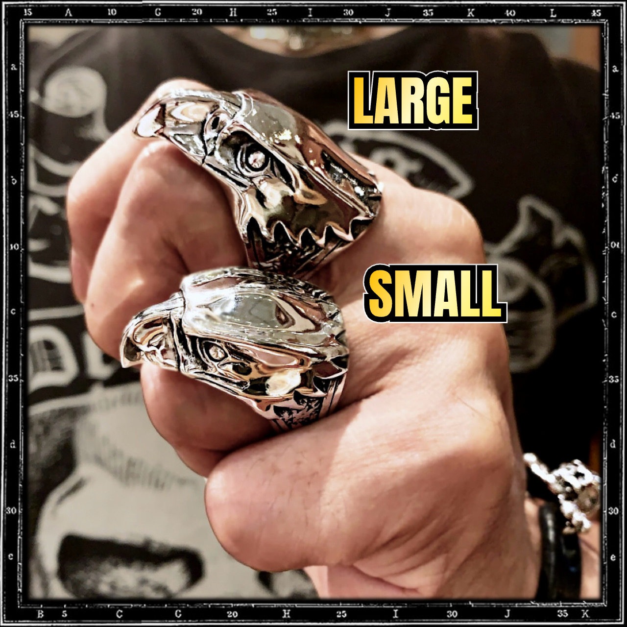 EAGLE HEAD RING - SMALL