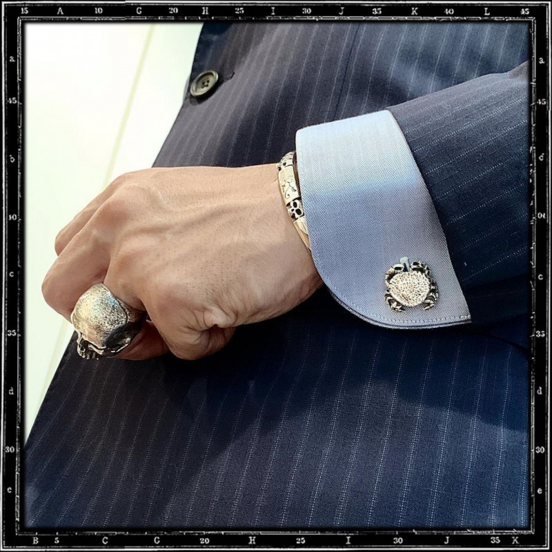 CRAB CUFFLINKS