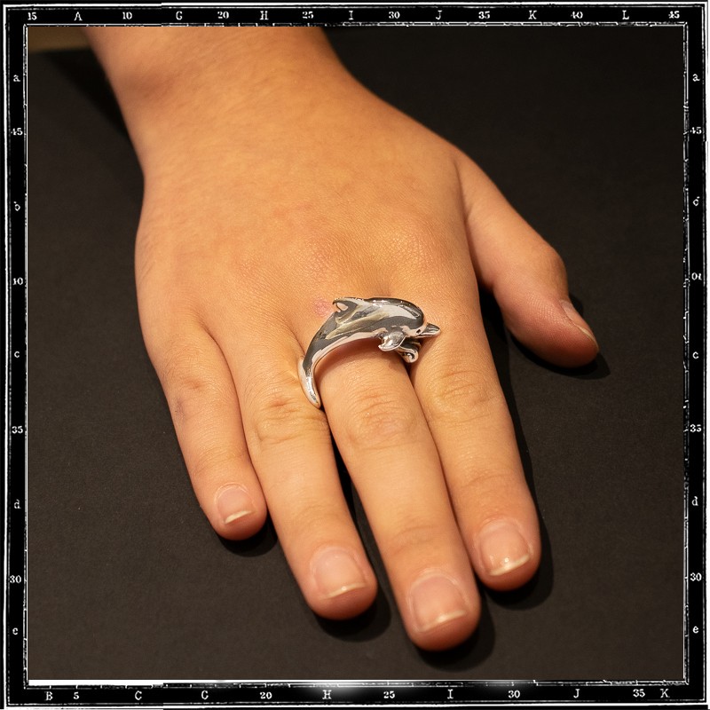 3D DOLPHIN RING