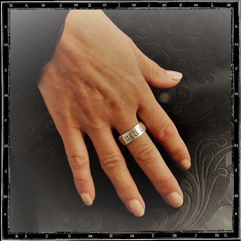 FUCK 'EM ALL BAND RING