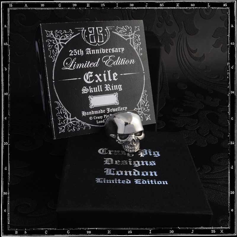 EXILE SKULL RING - 25TH ANNIVERSARY LIMITED EDITION