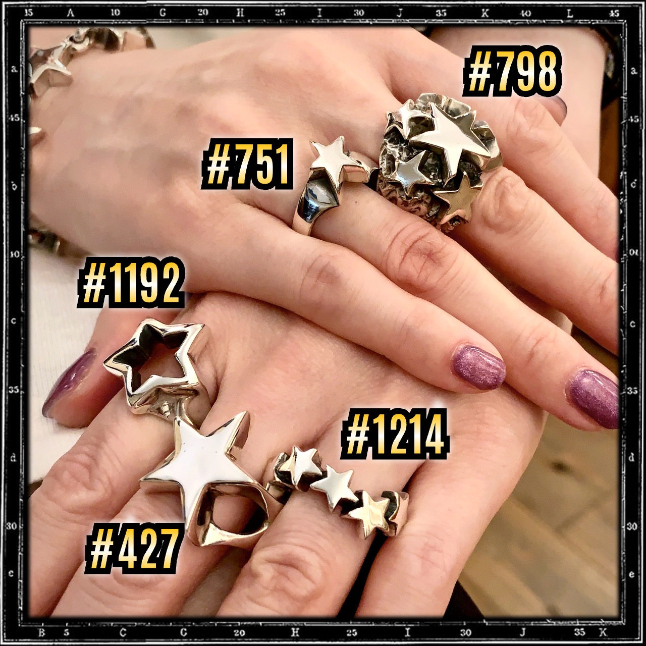 STAR CLUSTER RING | クレイジーピッグ公式オンラインストア リング