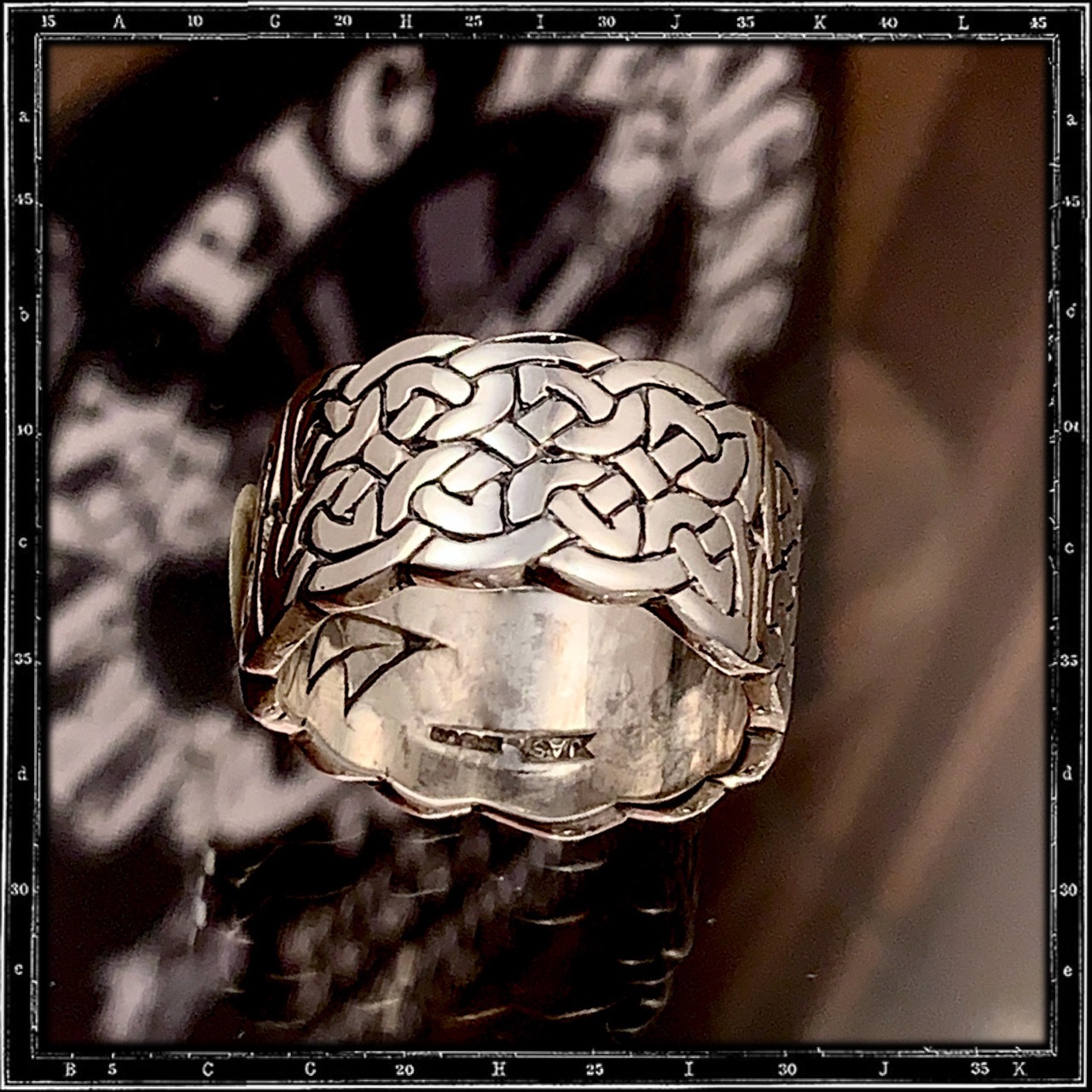 DOUBLE CELTIC BAND RING - #520/JP17.5