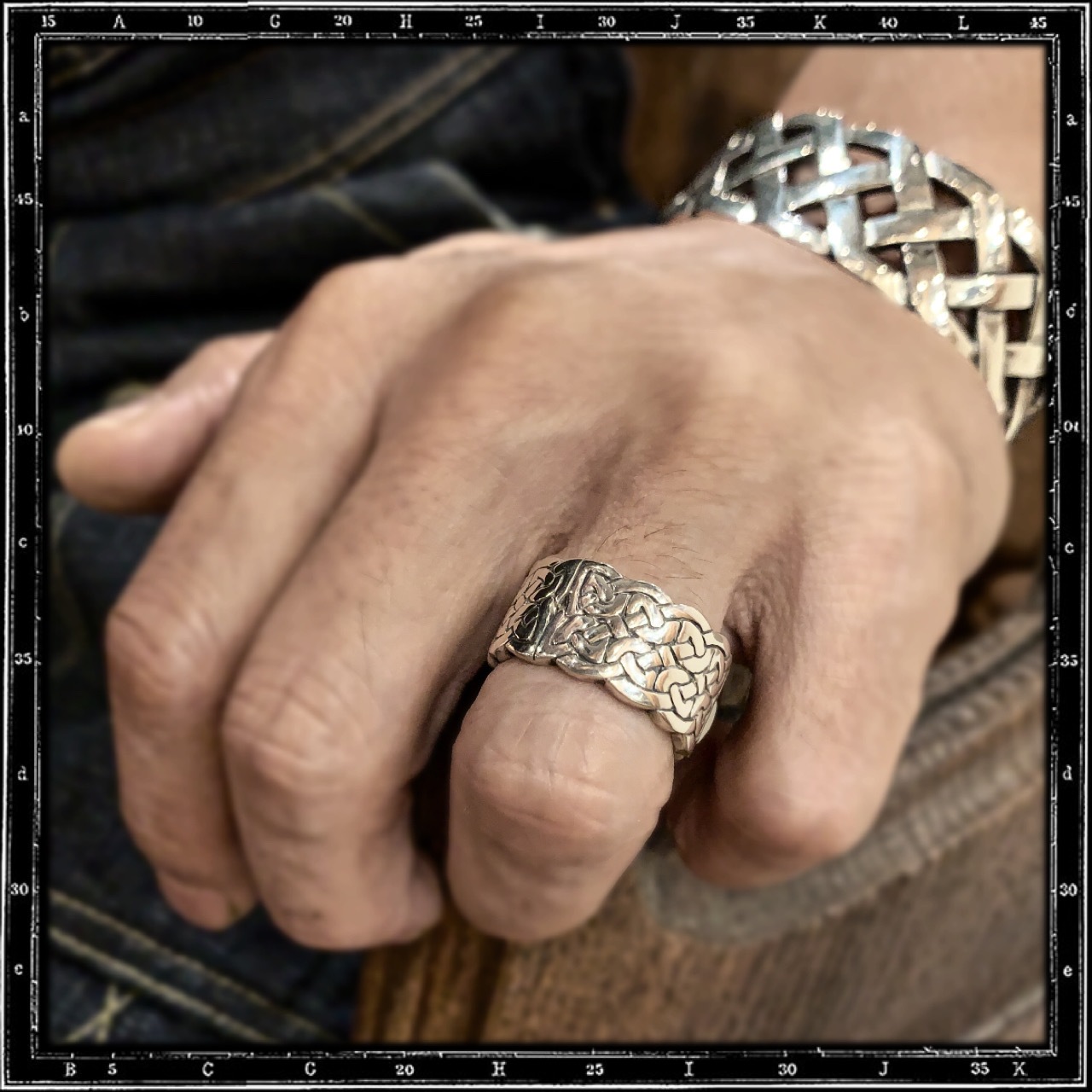 DOUBLE CELTIC BAND RING - #520/JP17.5