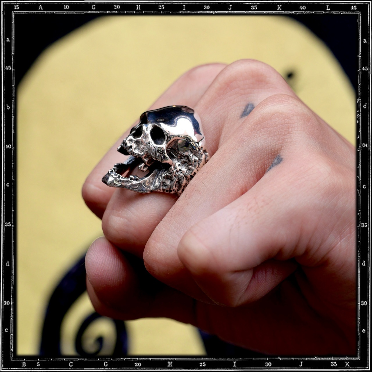 PLAYGE スカルビーズ　playge PLAGUE SKULL RING | クレイジーピッグ公式オンラインストア リング
