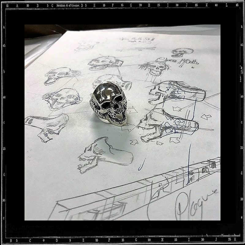 PLAGUE SKULL RING