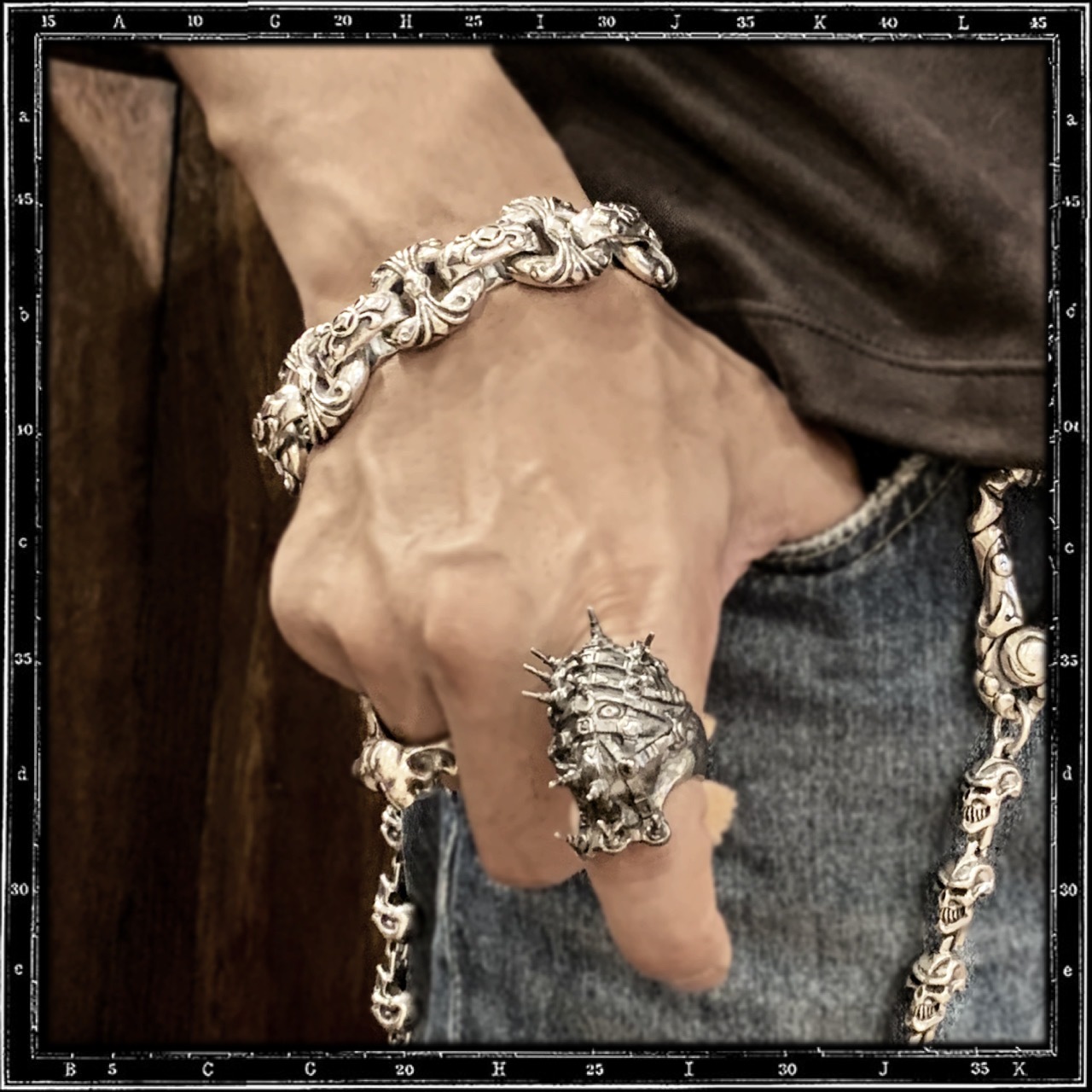 TEXAS CHAIN GANG BRACELET