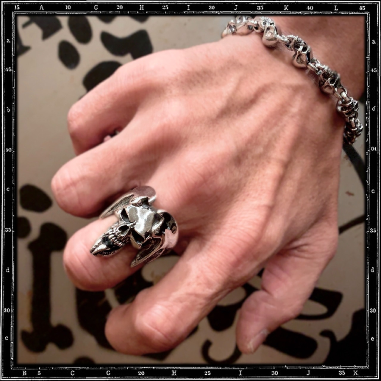 LUCIFER SKULL RING