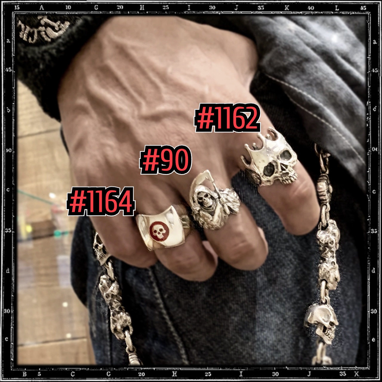 GRIM REAPER RING -SMALL