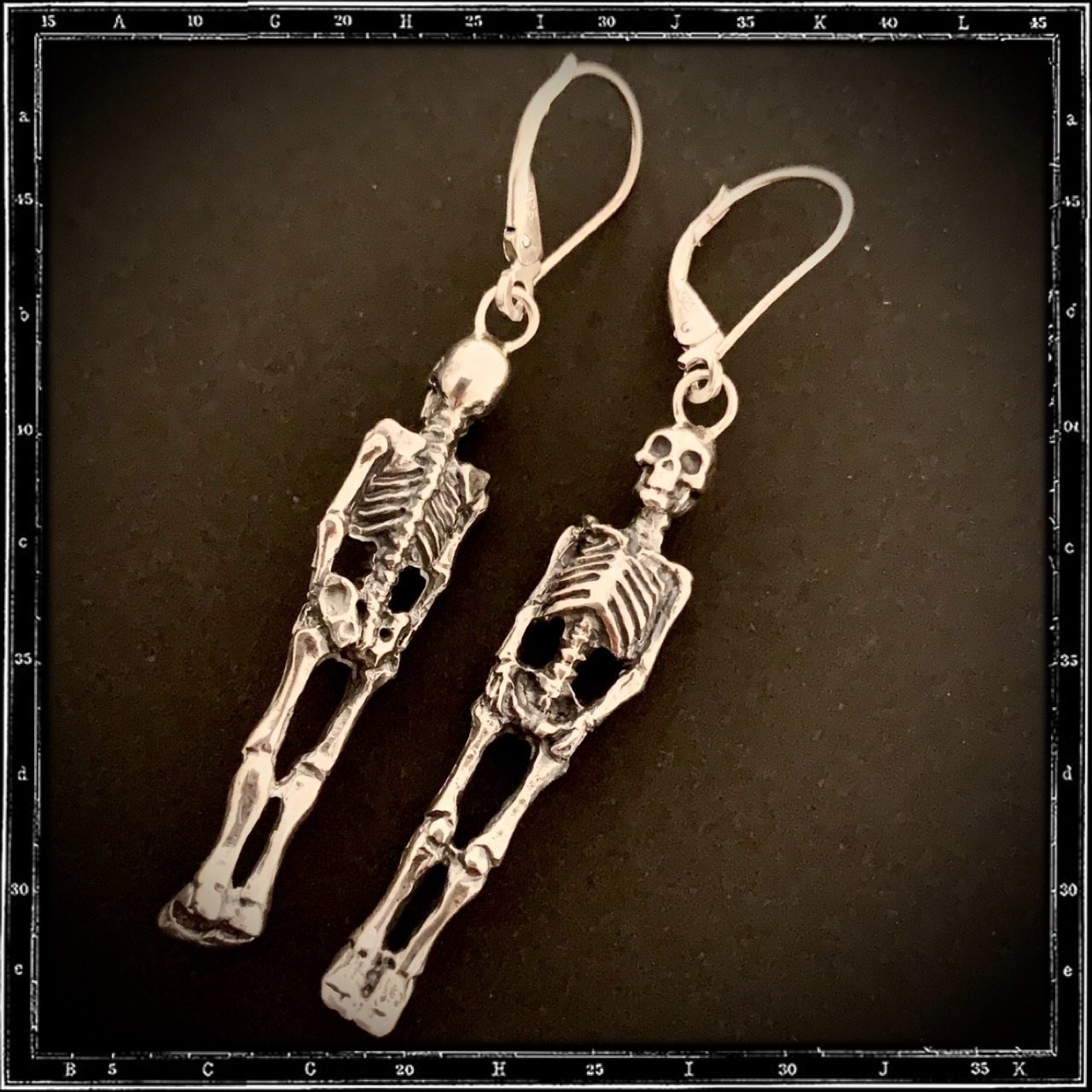 TINY SKELETON EARRING