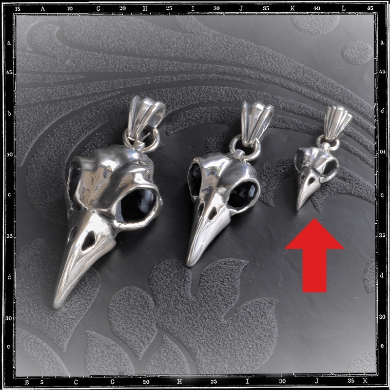 BIRD SKULL PENDANT - SMALL