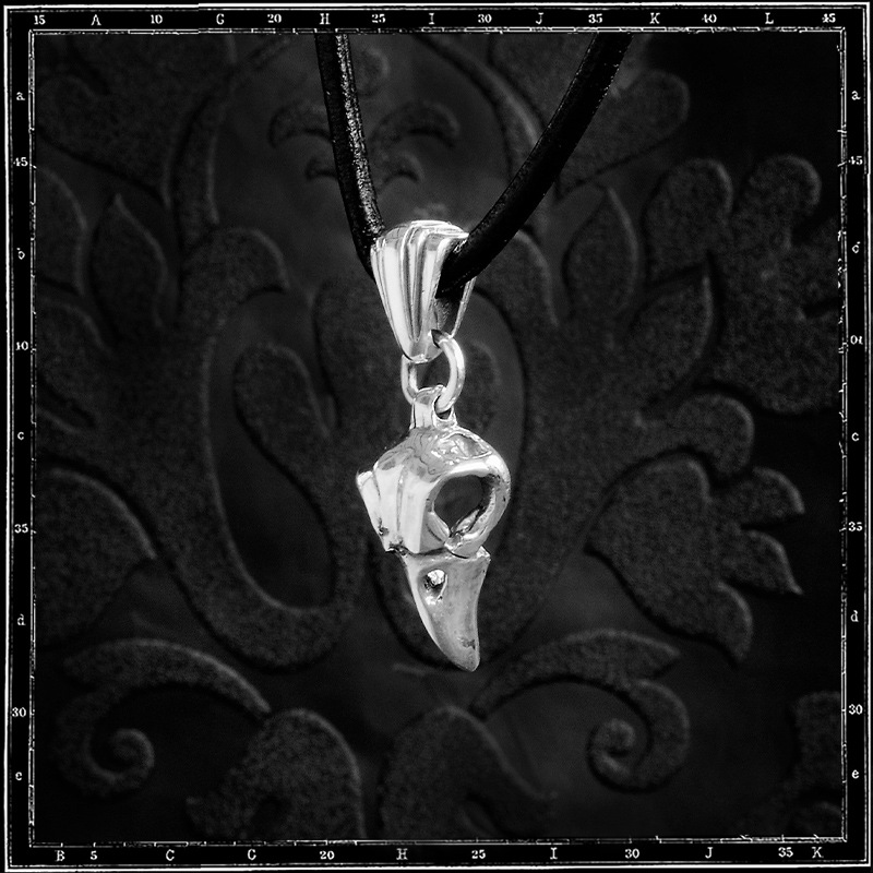 BIRD SKULL PENDANT - SMALL