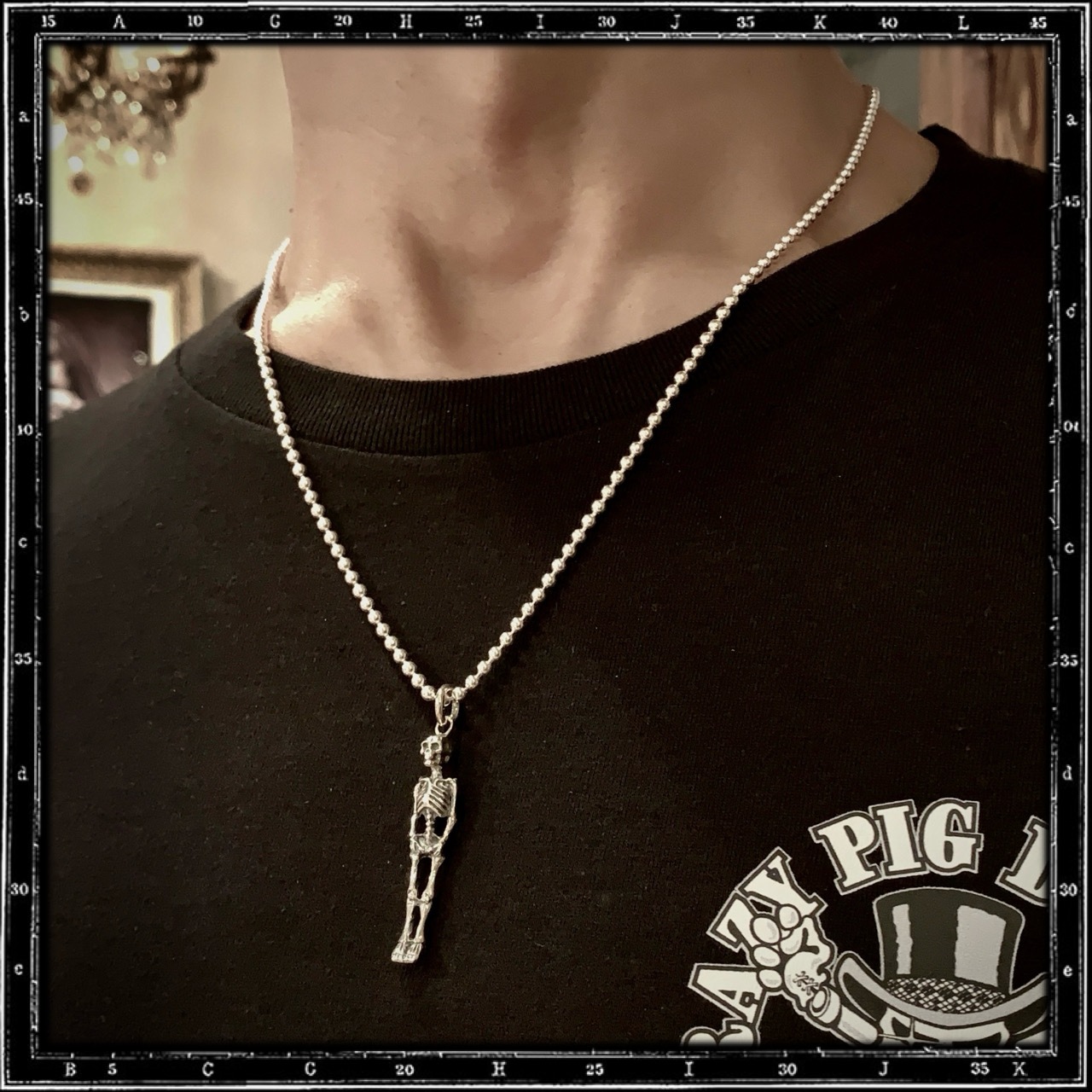 TINY SKELETON PENDANT