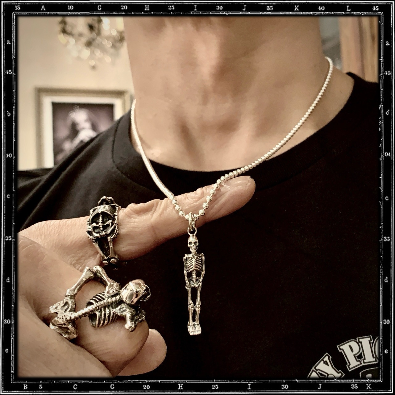 TINY SKELETON PENDANT