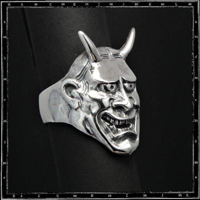 HANNYA JAPANESE MASK RING