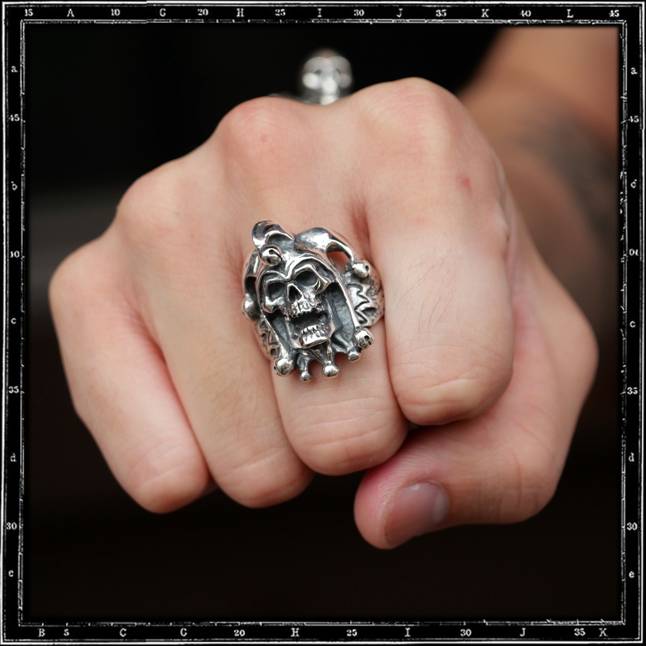 JOKER SKULL RING